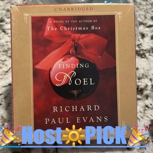 New Holiday Audio Book Finding Noel 5 CDs By Best Selling Author Gift Under $15